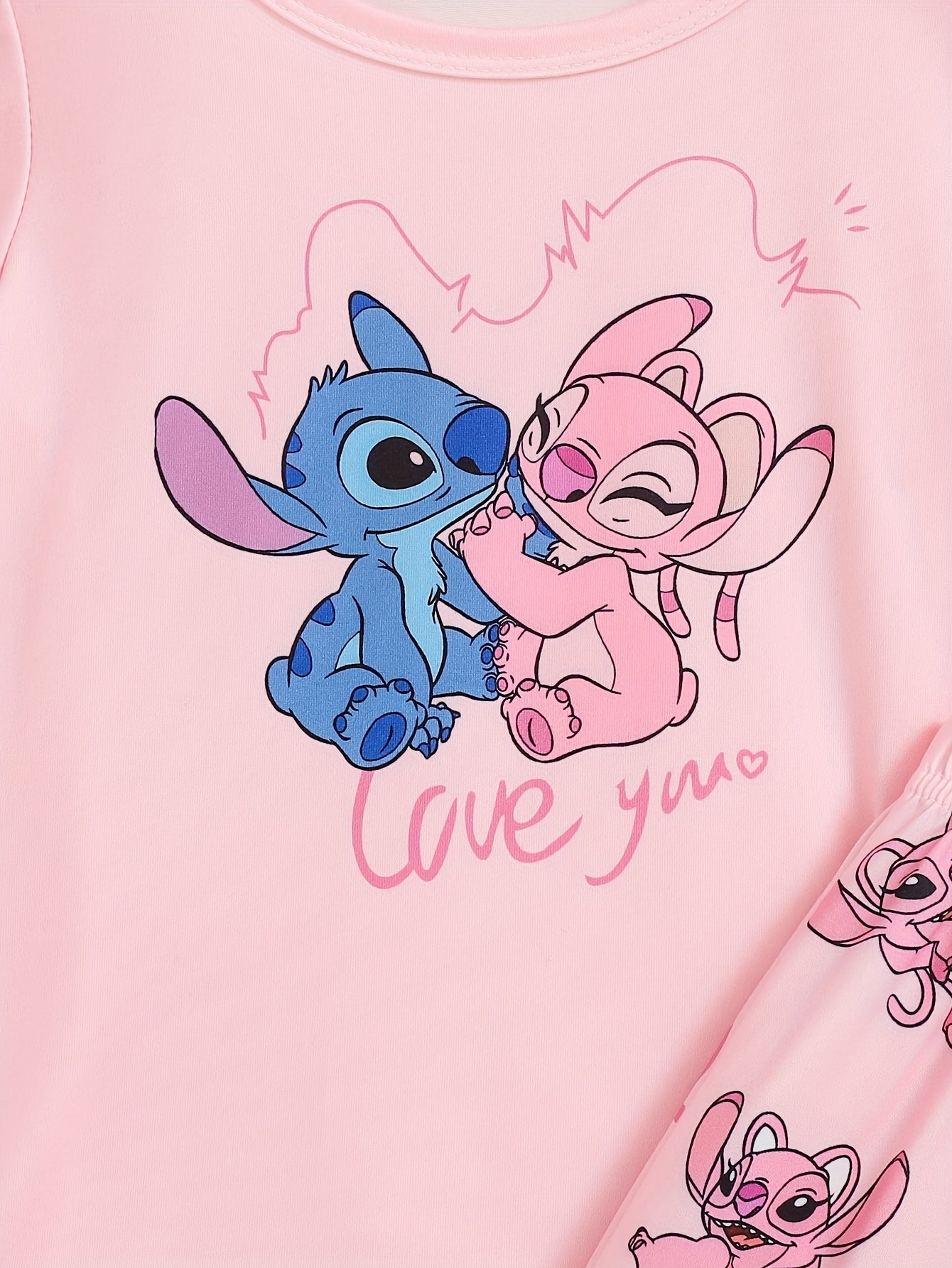 Disney Stitch Retardant Fabric Fashion Pajamas