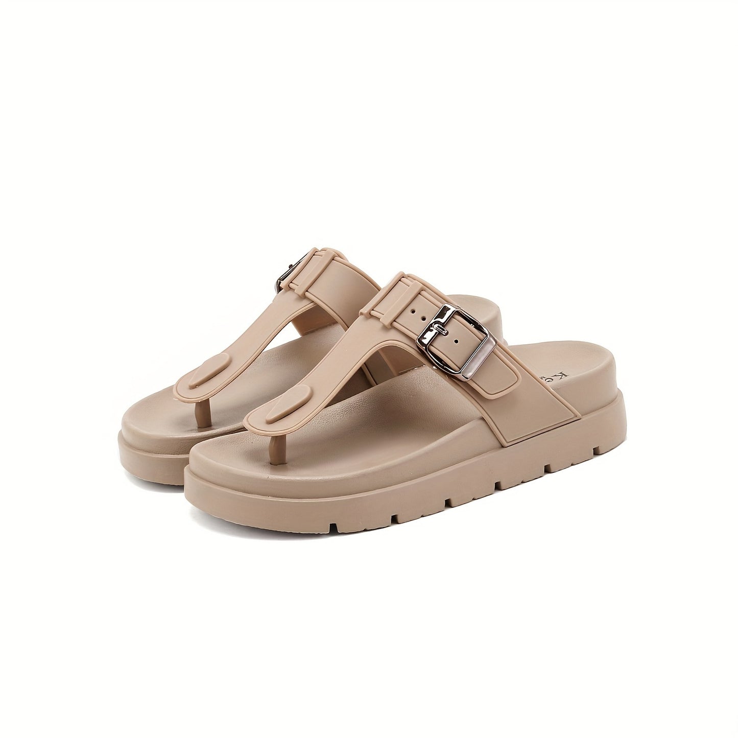 Women'S Slip-On Thick Sole Flip-Flops