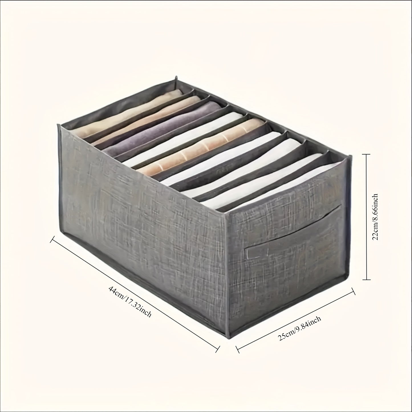 1pc Foldable Garment Storage Box Organizer