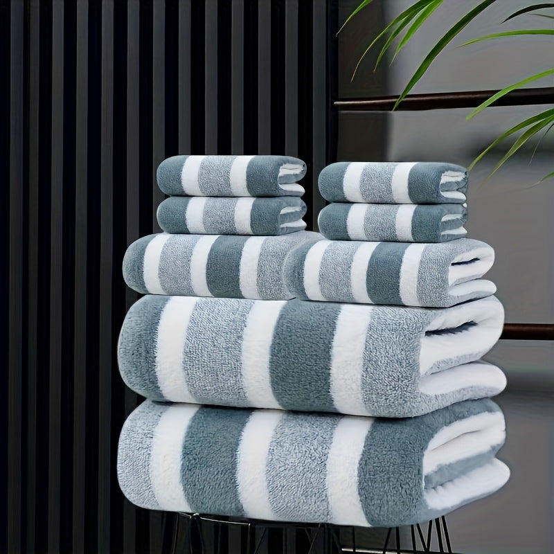 8-Piece Non-Shedding Super Absorbent Ultra-Soft Five Star Hotel