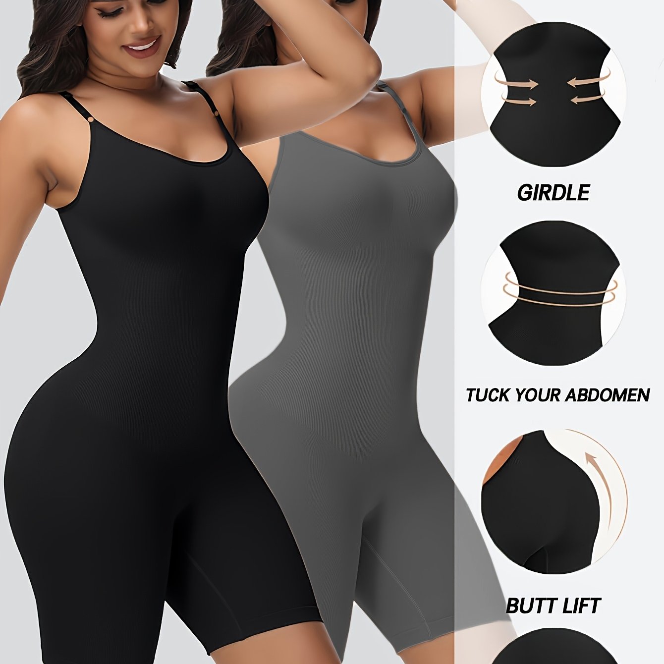 Two-Piece Bodysuit for Women, Sexy And Backless Shaping Underwear
