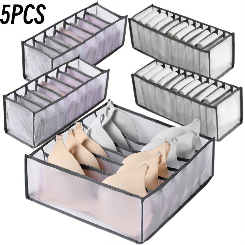 5-Pack Foldable Closet Organizer