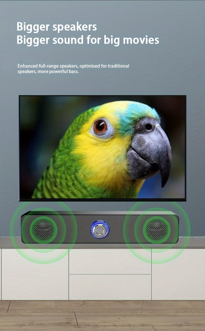 12.4-Inch USB-Powered Desktop Soundbar