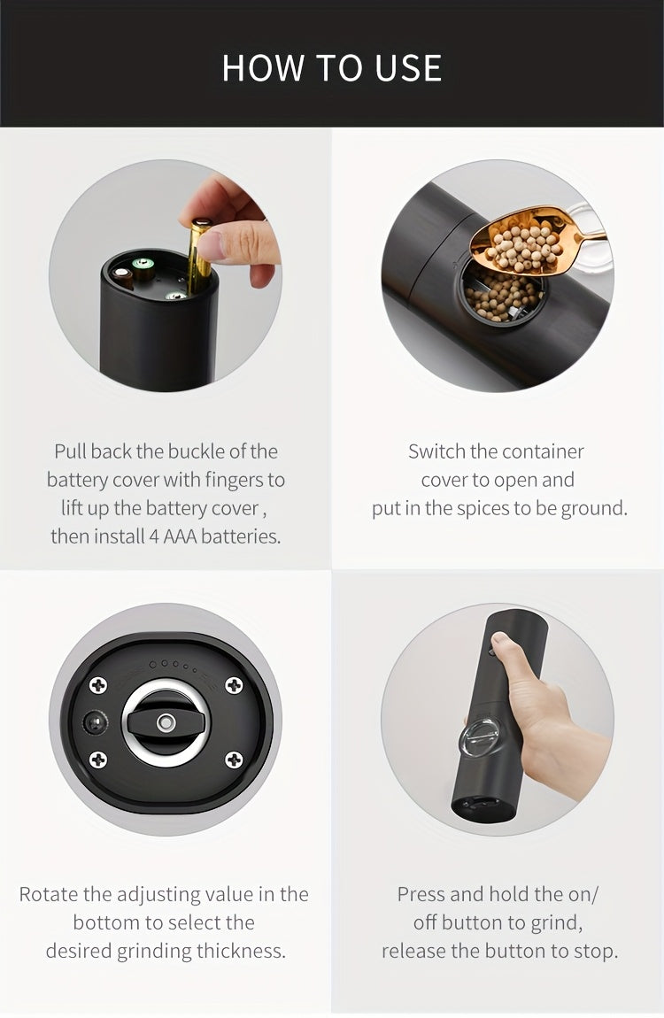 Electric Salt Pepper Grinder