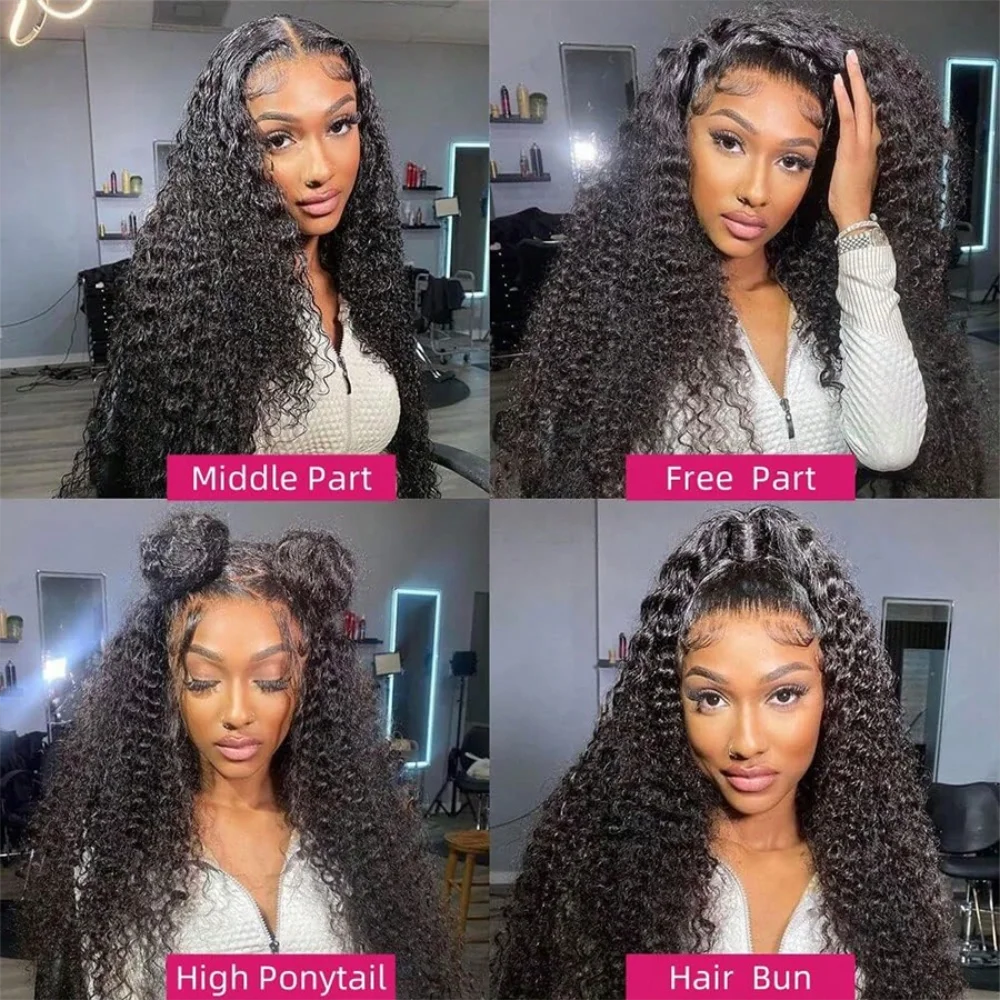 Lace Front Wigs Human Hair Wig 13x4 Deep Curly