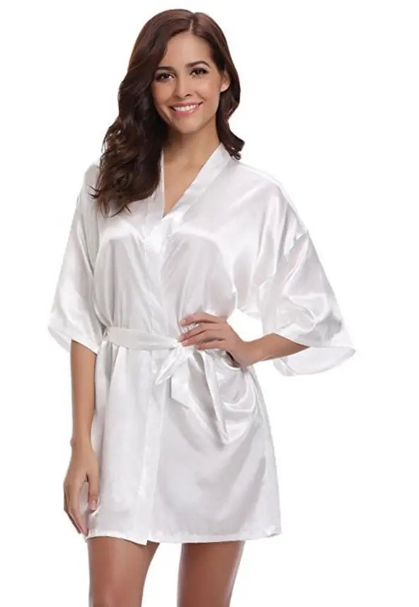 Silk Bathrobe Women