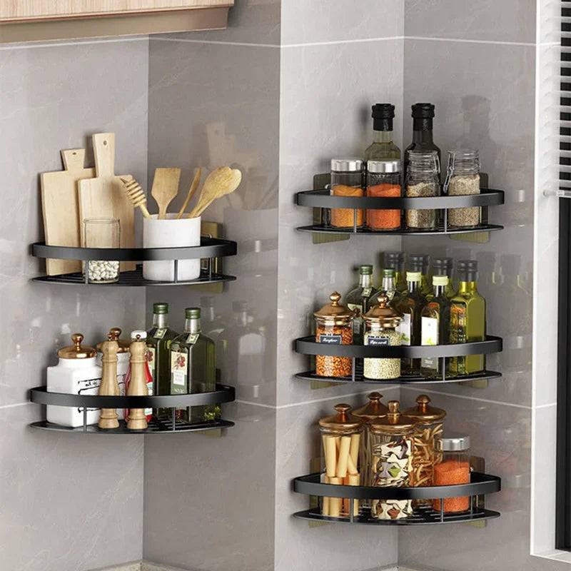 Bathroom Shelf Aluminum Alloy Shampoo Rack
