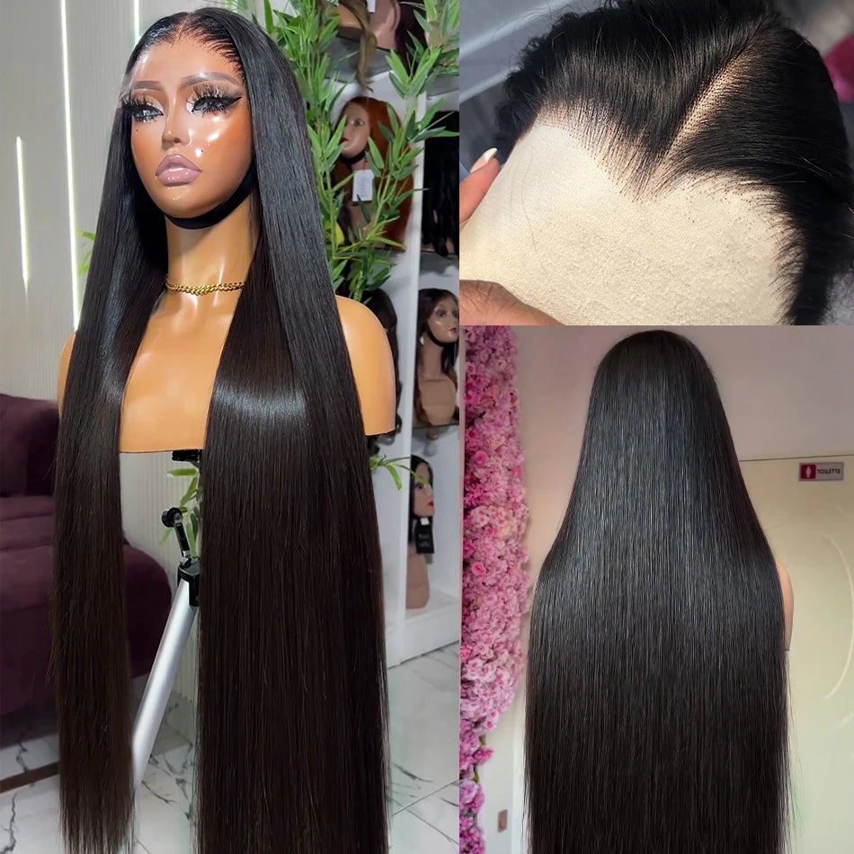 Human Hair Bone Straight Lace Frontal HD