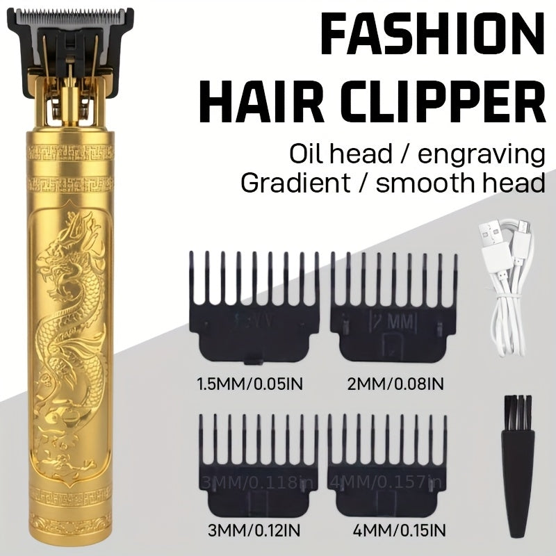 Men's barber rechargeable razor electric push clippers home USB rechargeable