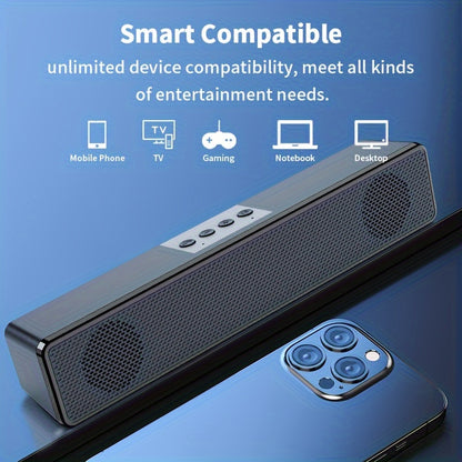Wireless Soundbar Speaker with USB/TF Card Input