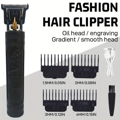 Men's barber rechargeable razor electric push clippers home USB rechargeable