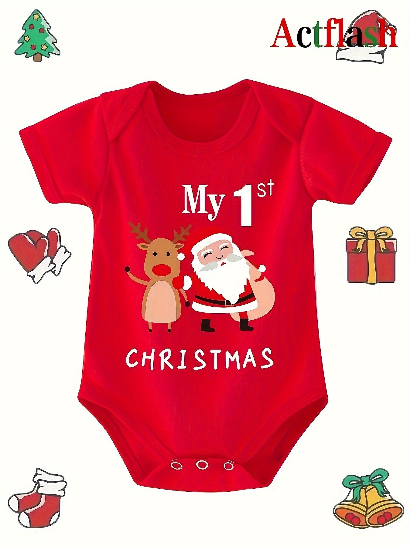 Baby Girl's 1st Christmas Outfit