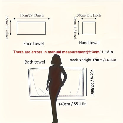 8pcs of Non-Hair-Free Super Absorbent & Ultra-Soft Five-Star Hotel