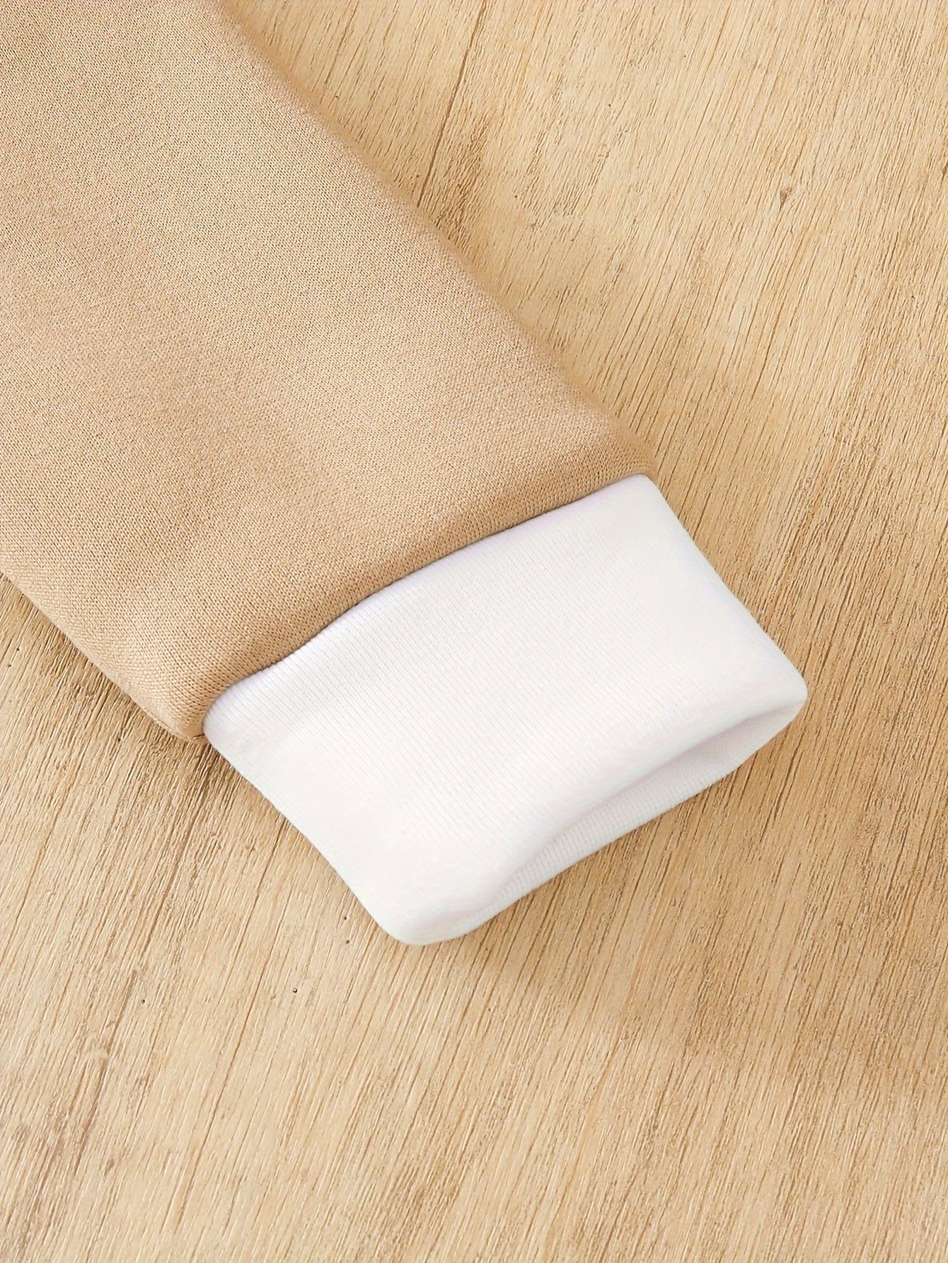 Boys' Fleece-Lined Thickened Hoodie and Pants Set with Pocket