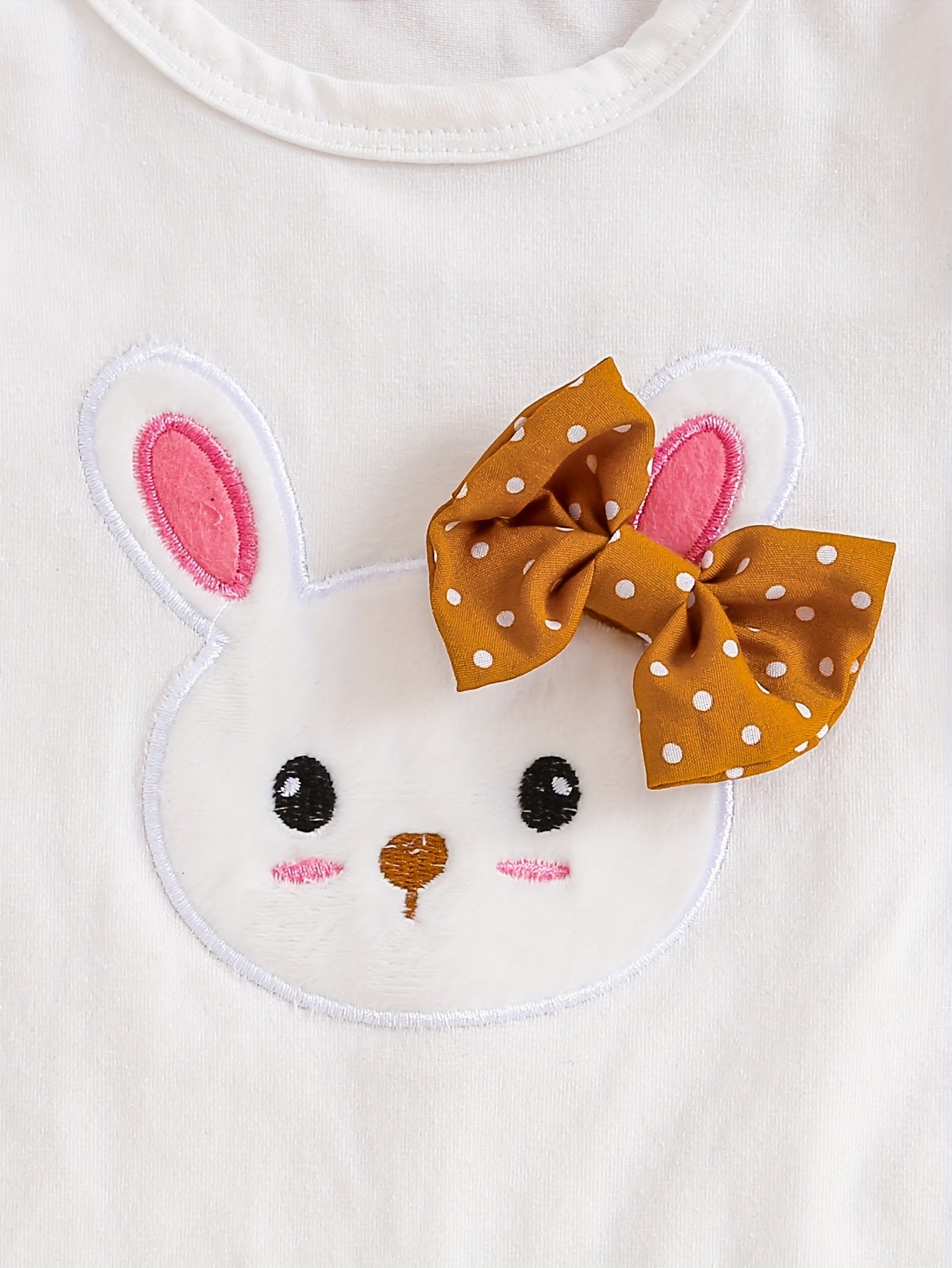 Baby Girl'S Cute Rabbit Long Sleeve Top