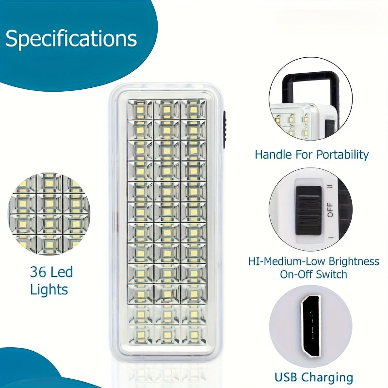 Solar Home Emergency Rechargeable LED Lantern