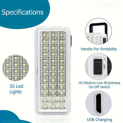 Solar Home Emergency Rechargeable LED Lantern