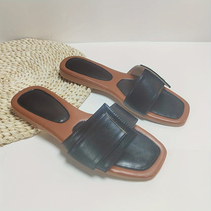 Women'S Slip-On Mules - Slip-Resistant TPR Sole & Cushioned Insole