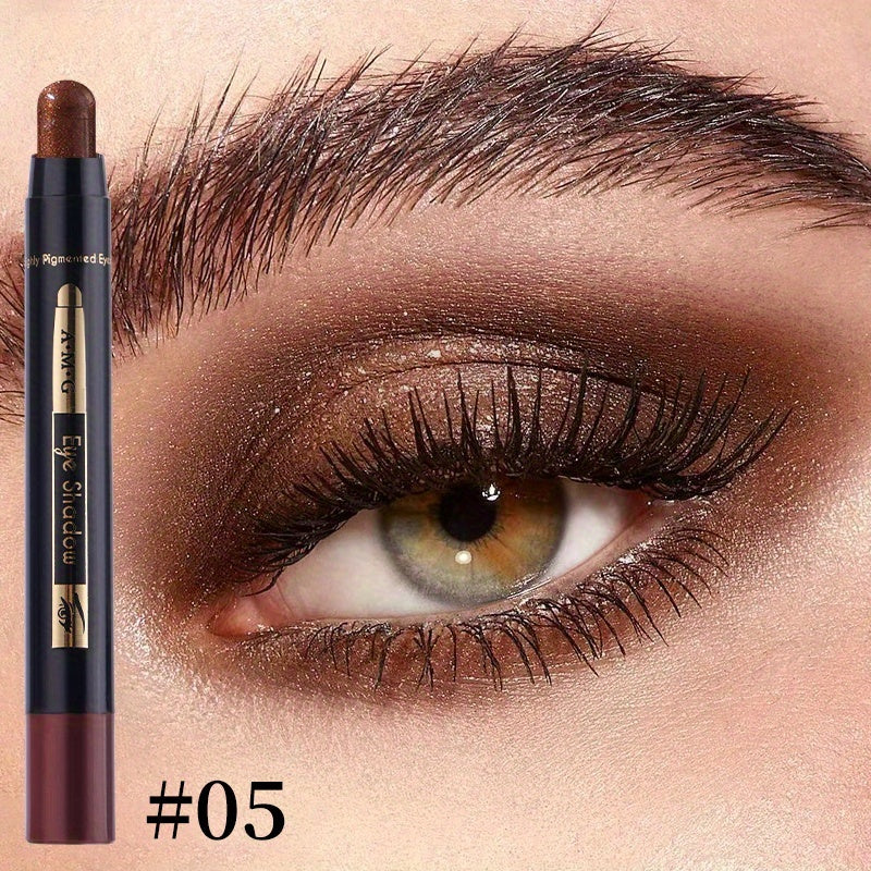 6-Color Multifunctional Eyeshadow Pencil Set | Waterproof Metallic and Matte Eyeshadow