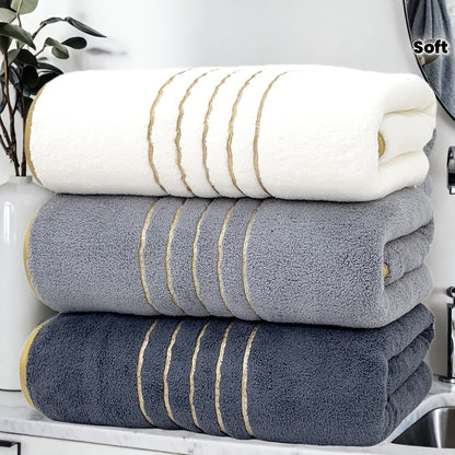 3pcs Ultra-Soft Coral Towel Set