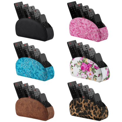 5-Tier Faux Leather Remote Control Holder