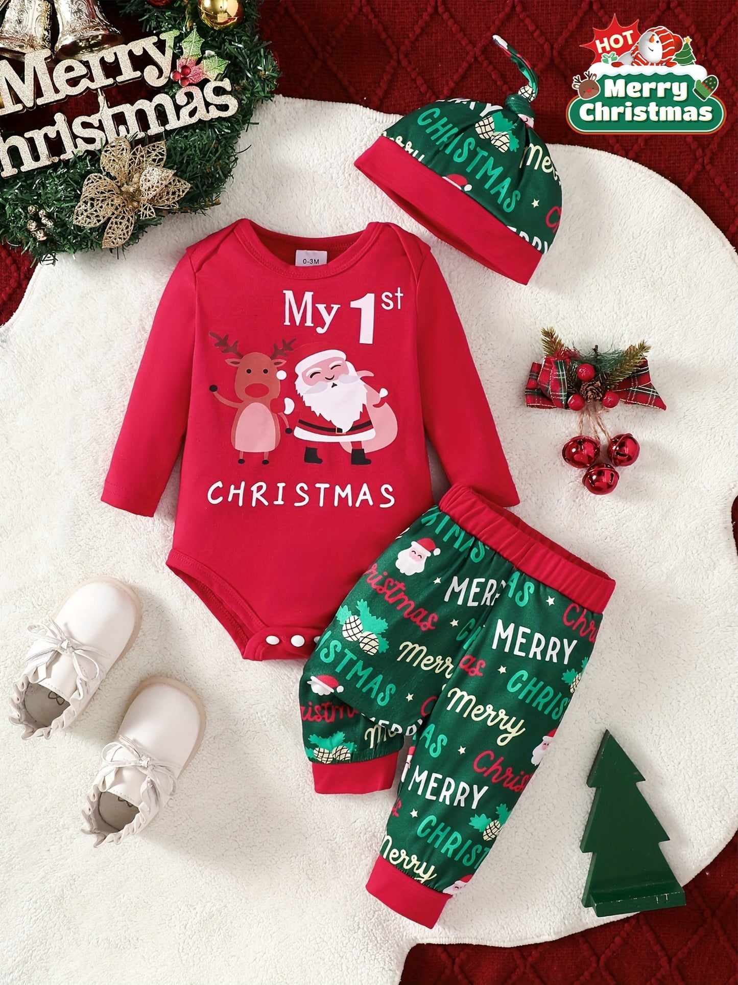 Baby Boy Christmas outfit