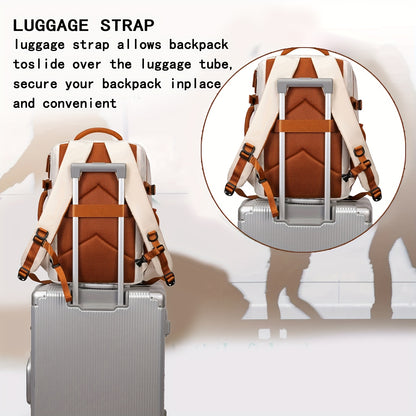 15.6" Laptop Travel Backpack with Shoe Compartment