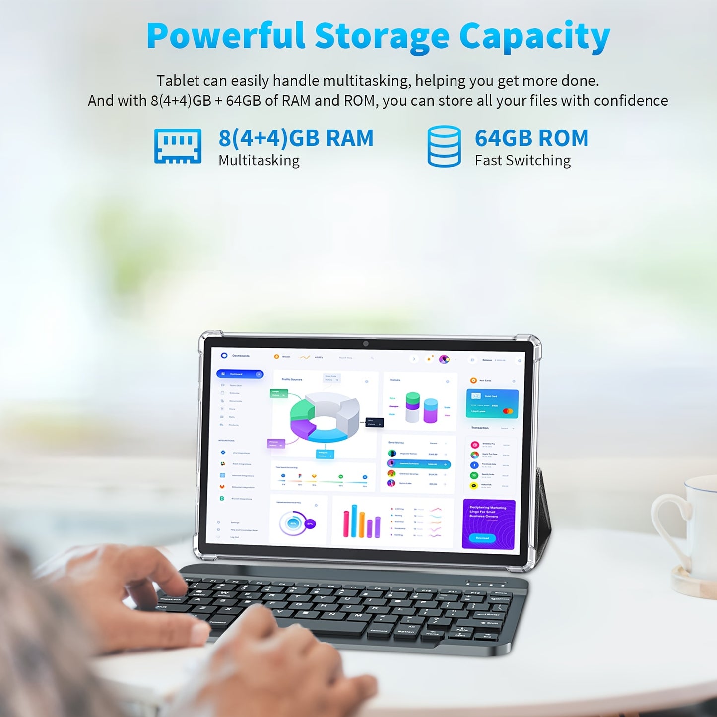 10 inch Android tablet, 8GB