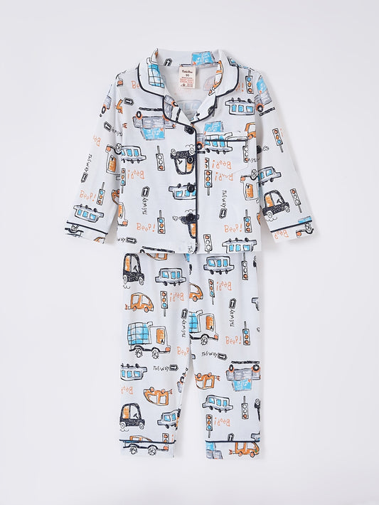 Random 4pcs/2sets, Boys' Home Wear Pajama Set