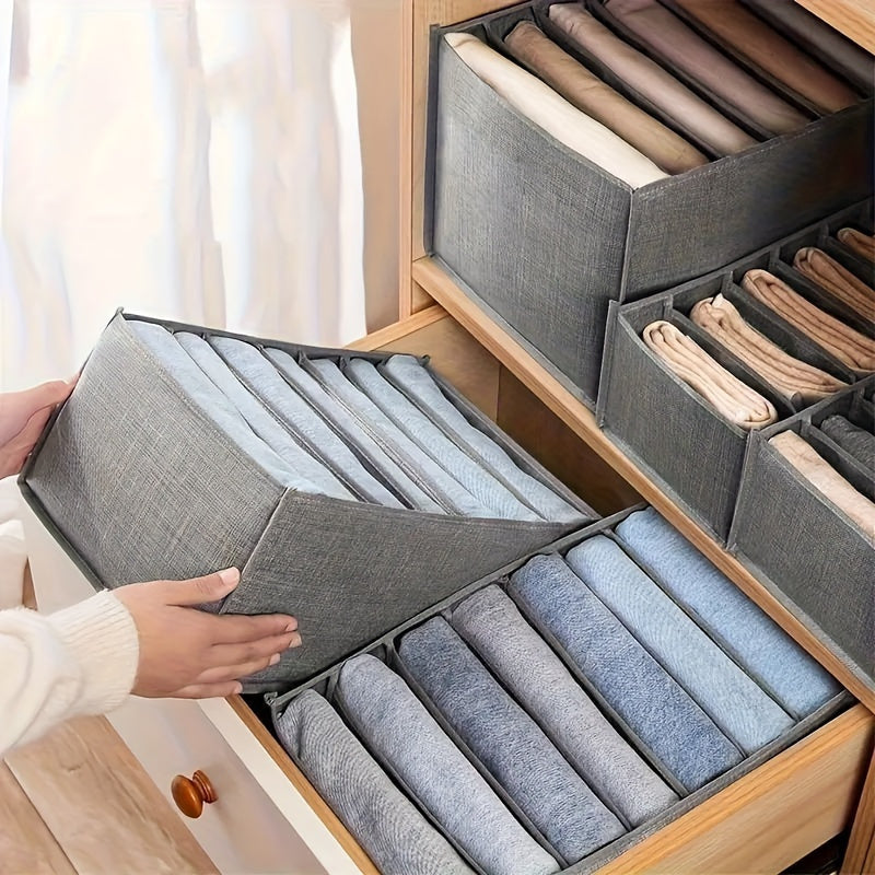 1pc Foldable Garment Storage Box Organizer