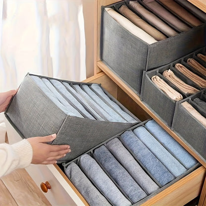 1pc Foldable Garment Storage Box Organizer