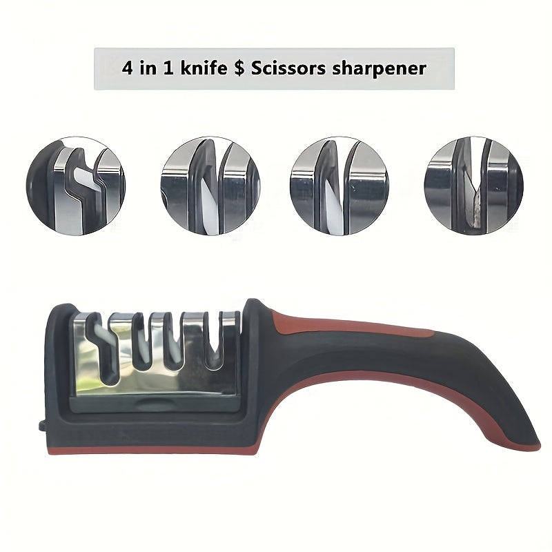 Professional 4-Stage 1pc Knife Sharpener