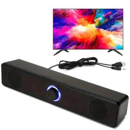 12.4-Inch USB-Powered Desktop Soundbar