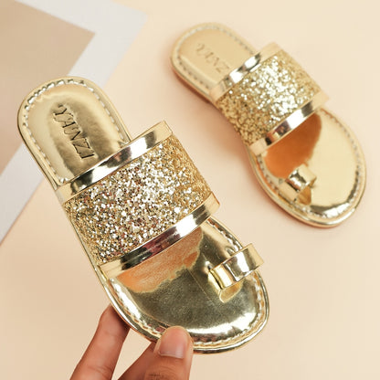 New Diamond Princess Girls' Summer Outdoor Fashion Cool Slippers