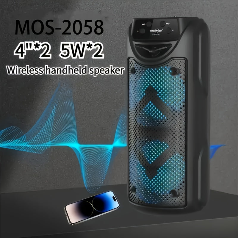 Double Speaker Stereo Outdoor Wireless Speaker