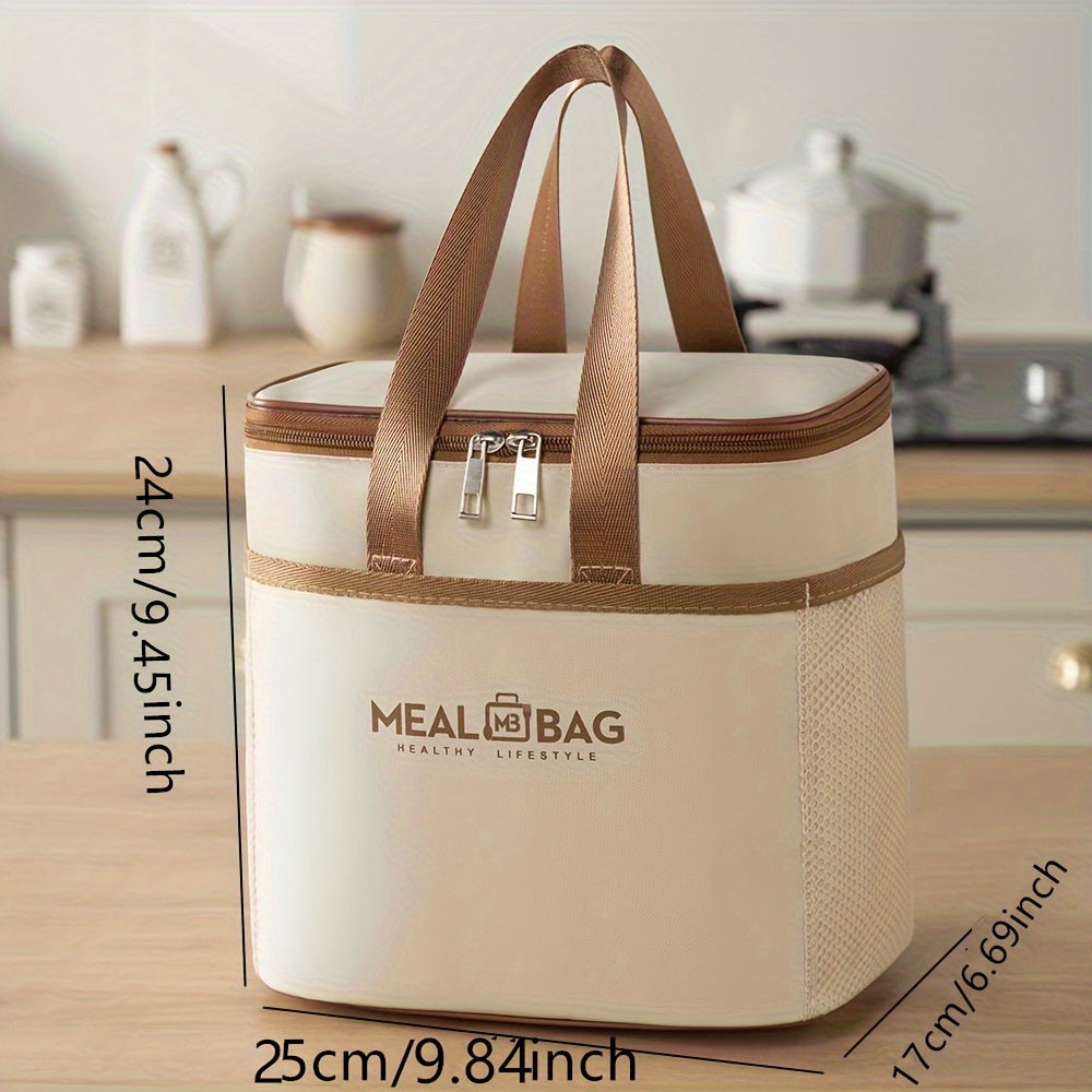 Insulated Lunch Bag - Large Capacity Thermal Tote