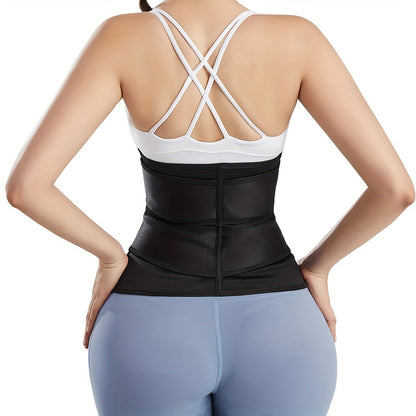 1pc Double Belt Zipper Waist Trainer