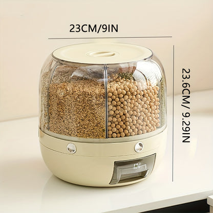 1pc Large Capacity Rotating Storage Container