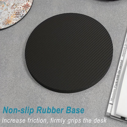 6 Golden Marbled Coasters Designed for Beverages