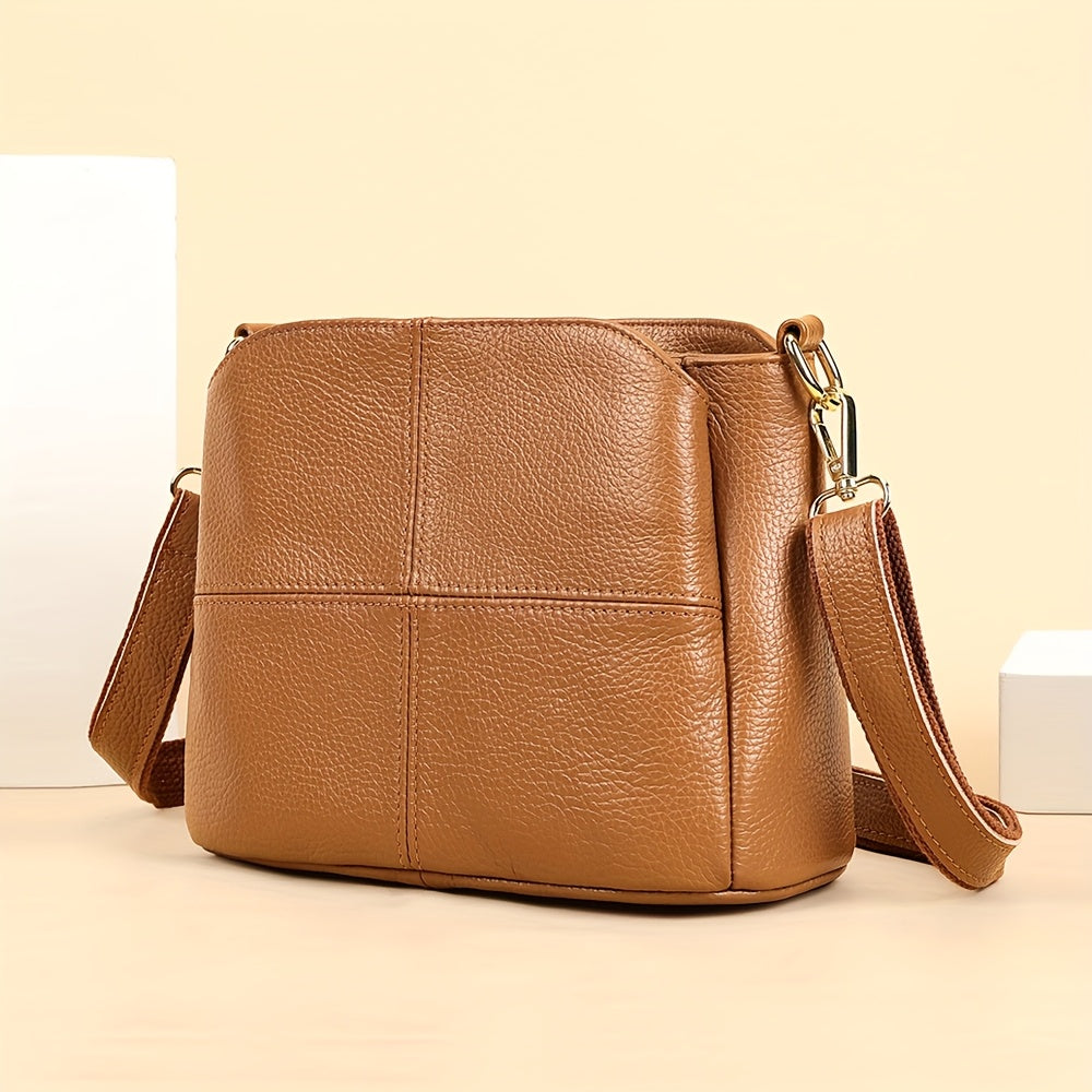 Genuine Leather Crossbody Bag