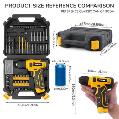 Hi-Spec Electric Screwdriver Bit Set with Drill Accessories