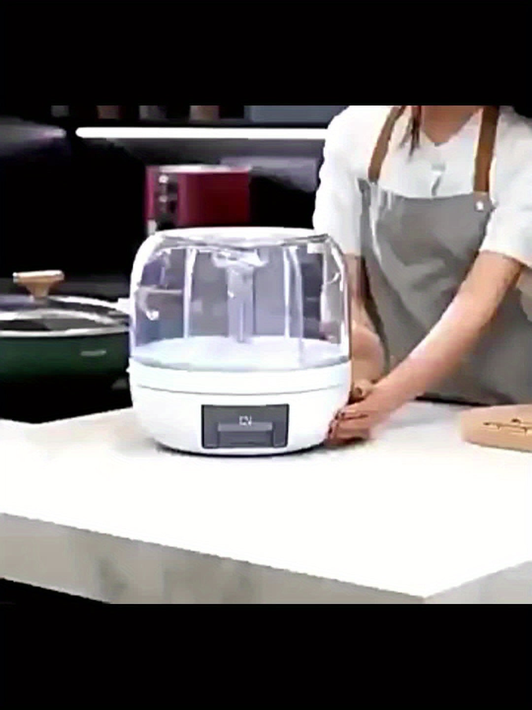6-Compartment Rotating Rice Dispenser