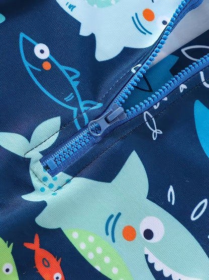 Youngsters's Cute Printed Short Sleeve One-piece Swimsuit