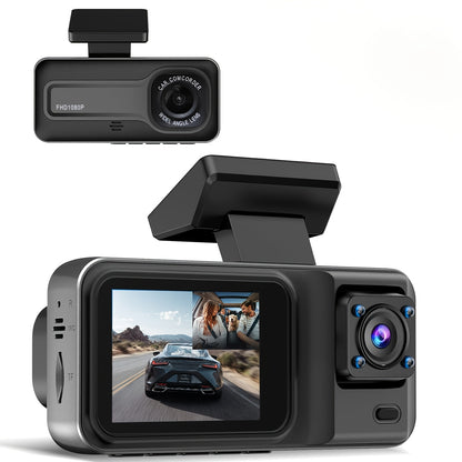 Car Dashcam with Dual Lens 1080P+720P HD Night Vision