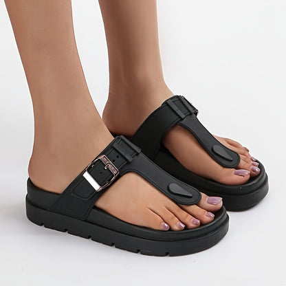 Women'S Slip-On Thick Sole Flip-Flops