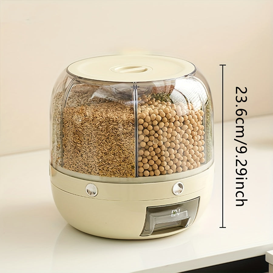 1pc Large Capacity Rotating Storage Container