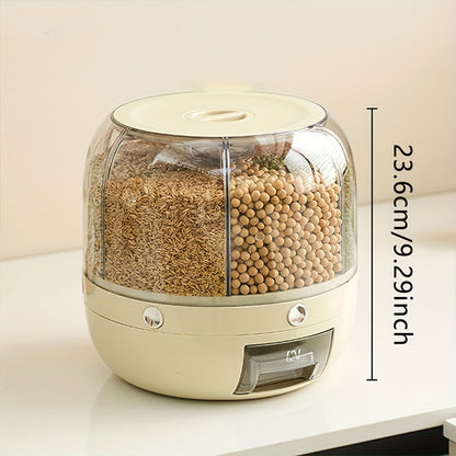 1pc Large Capacity Rotating Storage Container