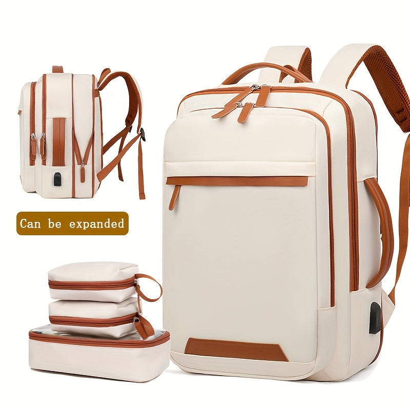 Durable Nylon Expandable Laptop Backpack
