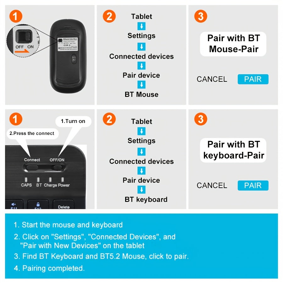 Tablet 10.1-inch Android 14 operating system