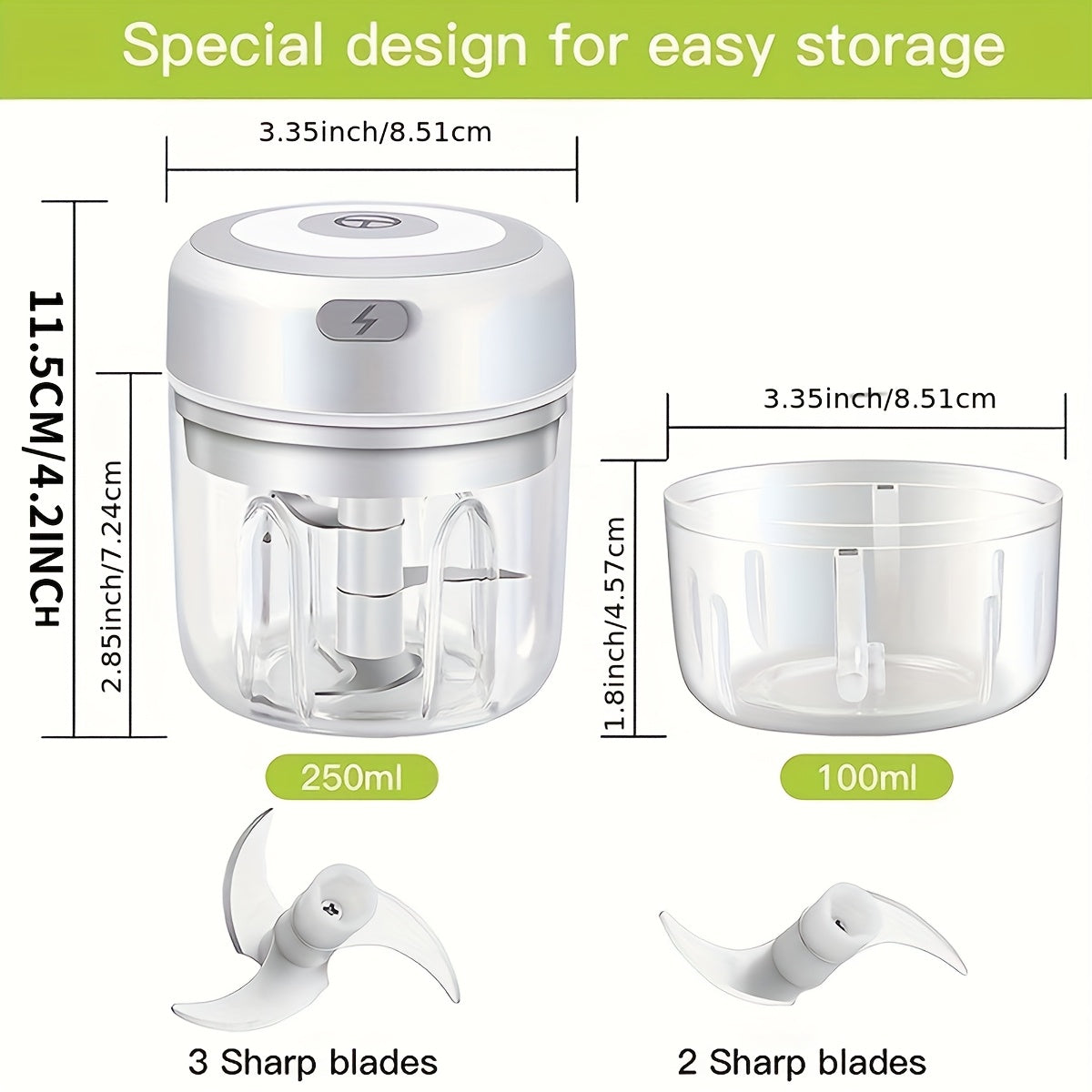 Electric Food Chopper(250ml)